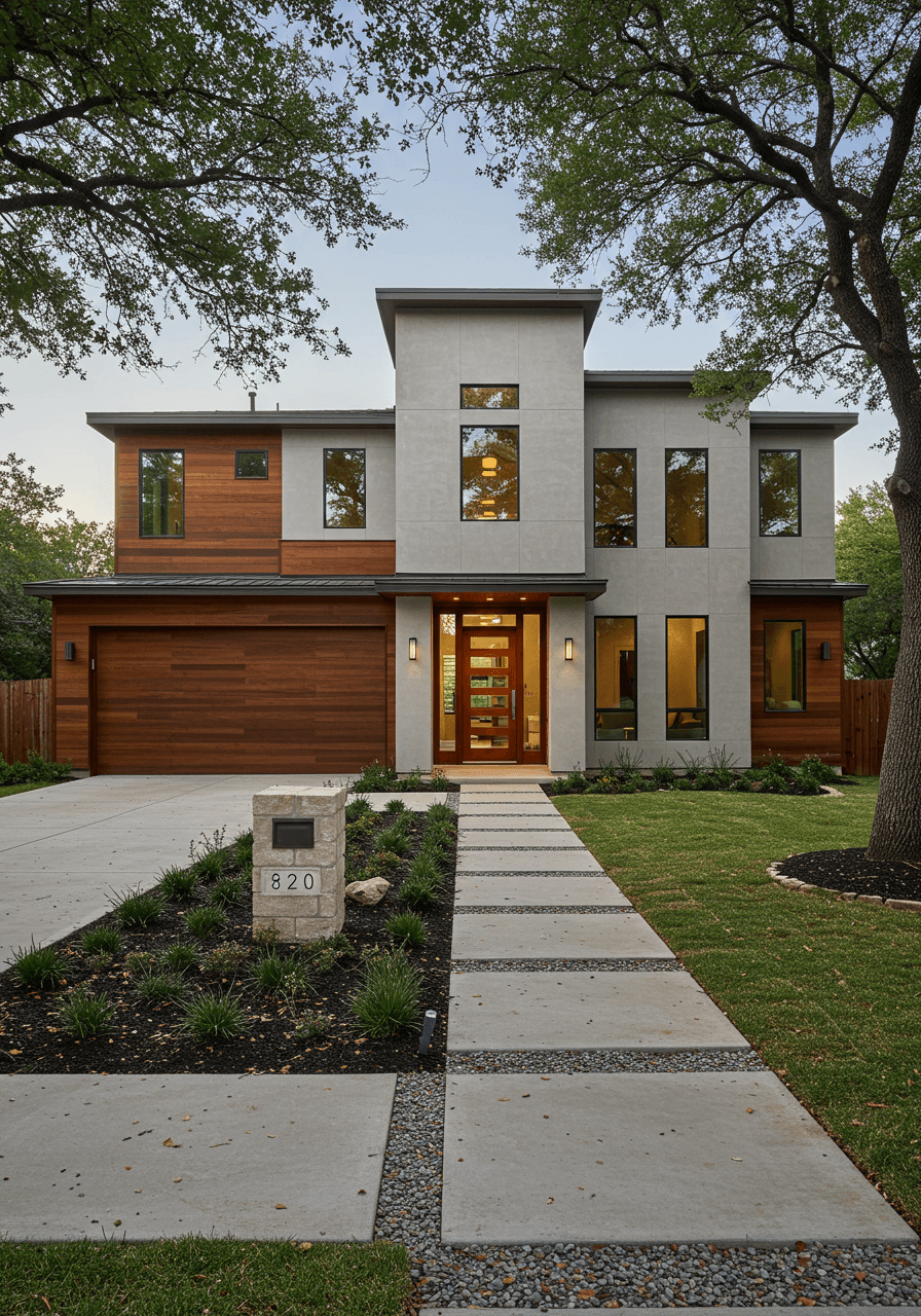 Modern house exterior